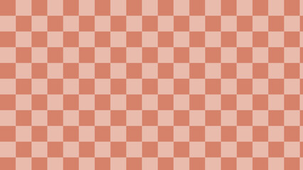 cute orange checkerboard, checkered, gingham, plaid, tartan pattern background