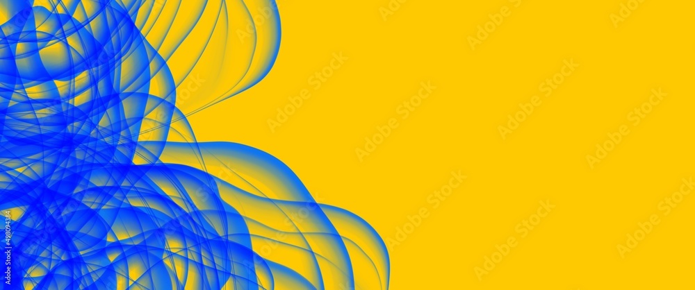 Poster abstract background with waves