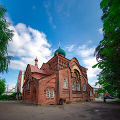Naklejka premium Church of the Kazan Icon of the Blessed Virgin Mary in Kazan