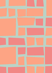 Offset Quads generative art background art illustration