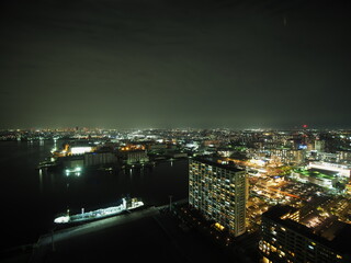 Obraz premium 千葉ポートタワーからの夜景