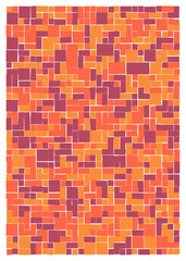 Offset Quads generative art background art illustration