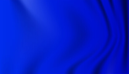 Abstract background . Blue fabric wavy folds of grunge silk or satin. Vector.