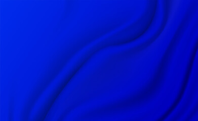 Abstract background . Blue fabric wavy folds of grunge silk or satin. Vector.