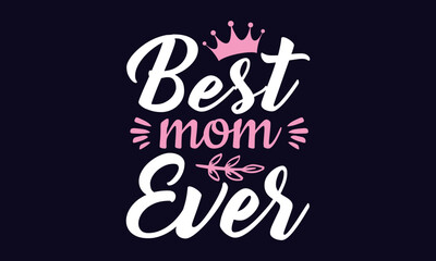 Obraz premium mom t-shirt design 