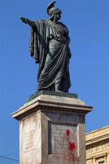 Fototapeta na wymiar Monument to Carlo Felice. Cagliari, Sardinia, Italy