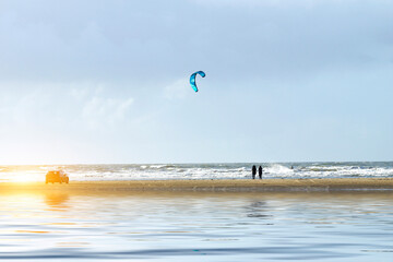 Coast on the island of Rømø in Denmark