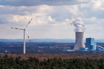 Panorama des Ruhrgebiets: Kraftwerk Datteln