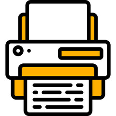 printer one color icon