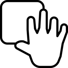 hand line icon