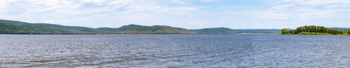 Nugushsky reservoir (or lake), republic Bashkortostan, Russia