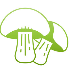 mushroom gradient icon