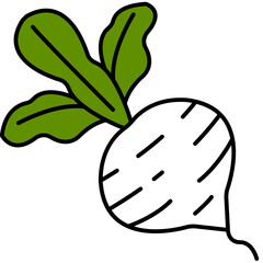 beetroot one color icon