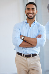 I always just trusted my instincts from the start. Portrait of a confident young businessman...