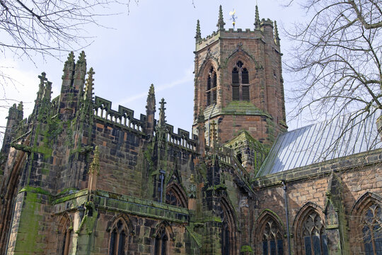 St Mary's Church, Nantwich, Cheshire, England.