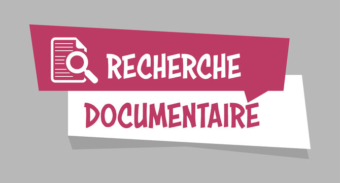 Logo recherche documentaire.