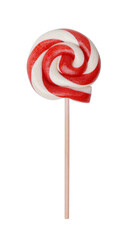 Candy on a stick isolated.