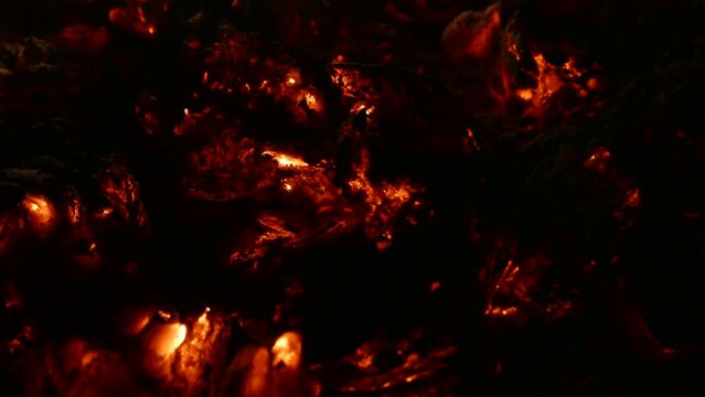 video fuoco e brace in 4k