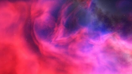 nebula gas cloud in deep outer space	
