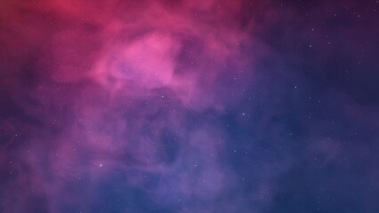 nebula gas cloud in deep outer space, science fiction illustrarion, colorful space background with stars 3d render	
