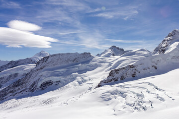 Switzerland Jungfraujoch Mountain View