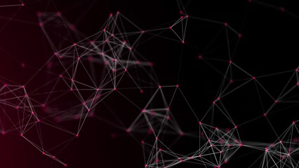 video, 4k, sfondo, collegamenti, network, molecole, - Powered by Adobe