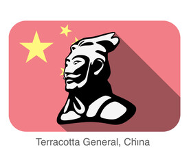 Terracotta general, China. famous Landmark of the world series, Famous scenic spots