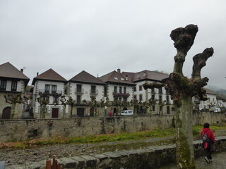 Ochagavia, pueblo ubicado en el pirineo navarro. España.