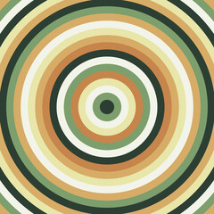 The background consists of rings of different colors.