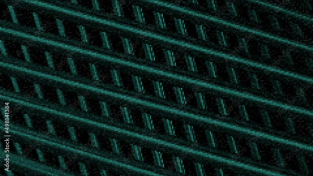 Poster black background. motion. bright emerald different lines in abstraction fly across the footage as if