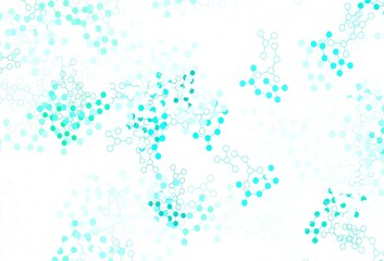 Light Green vector texture with artificial intelligence concept.