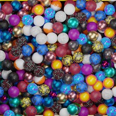 Fototapeta na wymiar close up of colorful marbles abstract background