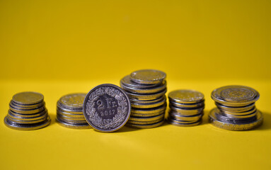money coins from zwitserland swiss