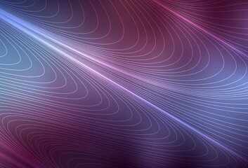 Dark Purple vector background with stright stripes.