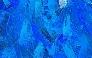 Light BLUE vector template with wry lines.