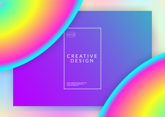 Liquid fluid with dynamic elements and shapes. Landing page.