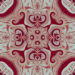 seamless pattern. fractal background. beautiful curlicues.