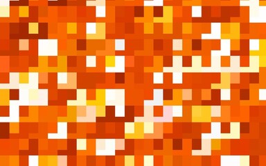 Light Orange vector pattern in square style.
