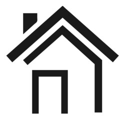 house icon on white background