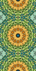 Fractodome Colorful Seamless Fractal Patterns