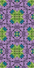 Fractodome Colorful Seamless Fractal Patterns