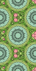 Fractodome Colorful Seamless Fractal Patterns