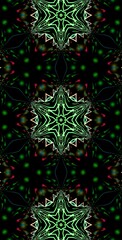 Fractodome Colorful Seamless Fractal Patterns