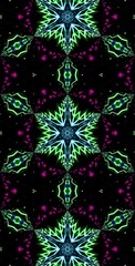 Fractodome Colorful Seamless Fractal Patterns