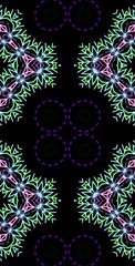 Fractodome Colorful Seamless Fractal Patterns