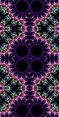 Fractodome Colorful Seamless Fractal Patterns
