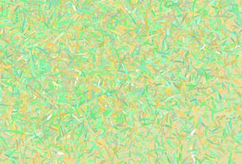 Light Green, Yellow vector background with stright stripes.