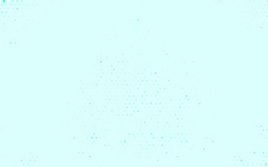 Light Green vector Blurred bubbles on abstract background with colorful gradient.