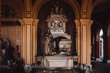 Obraz premium Grabstätte am Wiener Zentralfriedhof