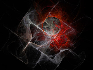 surreal futuristic digital 3d design art abstract background fractal illustration for meditation and decoration wallpaper